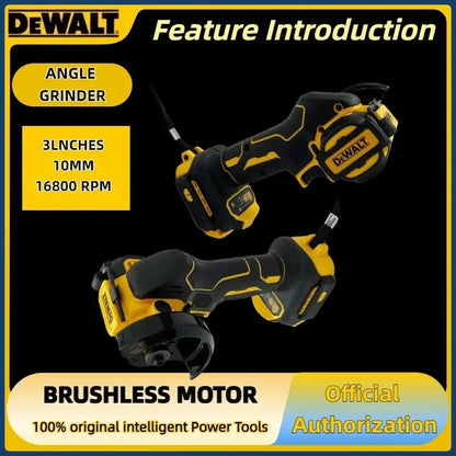 DEWALT  3 Inch Mini Polishing Grinding Cordless Angle Grinder Machine Electric Cutting Power Tools For DEWALT 20V 18V Battery