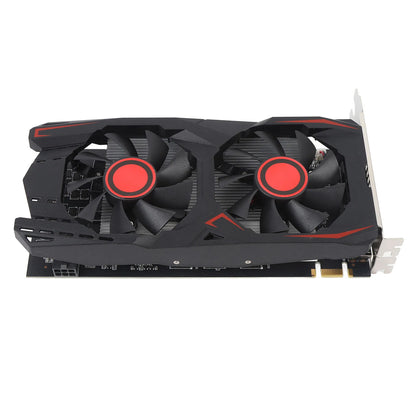 Graphics Card 6GB GDDR5 192BIT Double Fan PCIE 2.0 16X Slot Supports DVI VGA HD Multimedia Interface Gaming Video Card