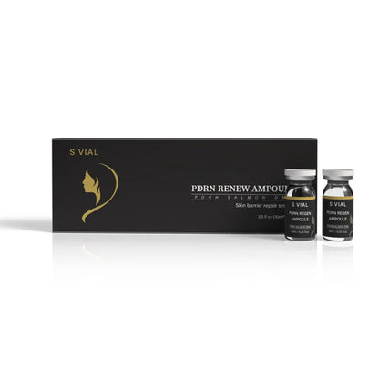 10ml Face Salmon PDRN Renew Skin Booster Barrier Repair Ampoule Essence Set Hydrating Whitening Rejuvenation SkinCare