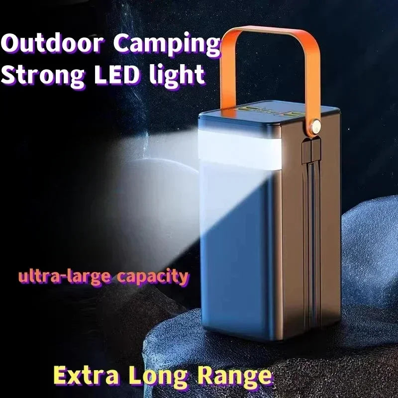 New 160000mAh Charger Portable Large Capacity Mobile Power 120W Fast Charger USB Type-C Phone External Battery
