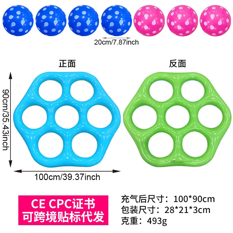 Pool Toys Inflatable Game Giant Outdoor Floating Game Swimming Pool Games for Kids Adults Teens Family Pool Beach Lawn Camping