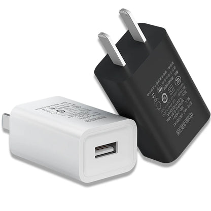 5V 1A USB Charger Travel Wall Charging Head Phone Adapter Portable US Plug for IPhone 15 Samsung Xiaomi Mobile Phone Chargers