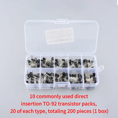 Transistor package S8550 SS8050 9012 9013 9014 TL431 SMT direct insertion transistor kit