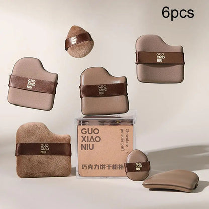 Chocolate Cookies Powder Puff Facial Makeup Sponge Soft Velvet Cosmetics Puff Mixer Beauty Foundation Make-Up Sponge Makeup