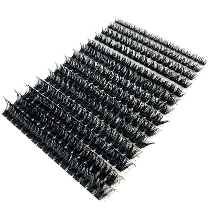 AMSDCN 100/280 clusters 30D 40D 60D 80D curly eyelashes naturally soft DIY makeup false eyelashes