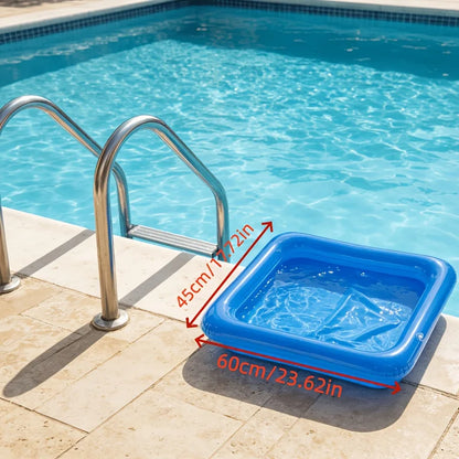 Summer Inflatable Swimming Pool, Round Portable Pool for Indoor Outdoor Use, Suitable for Toddlers 0-3 Years Old