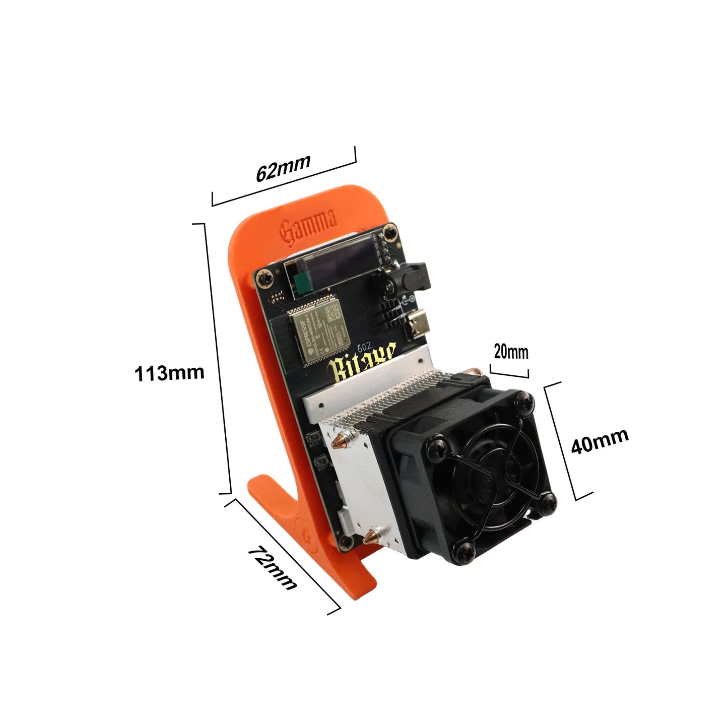 Gamma 602 Bitcoin Solo Mining Machine 1.7~1.8TH/s Open Source Lottery Miner Includes one Antminer BM1370 chip
