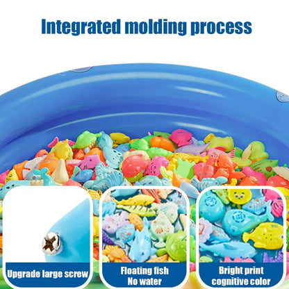 Children Bathtub Fishing Toy Swimming Bathing Pool Water Floating Fish Toy Parent-child Interactive Toys Game Children Toys new