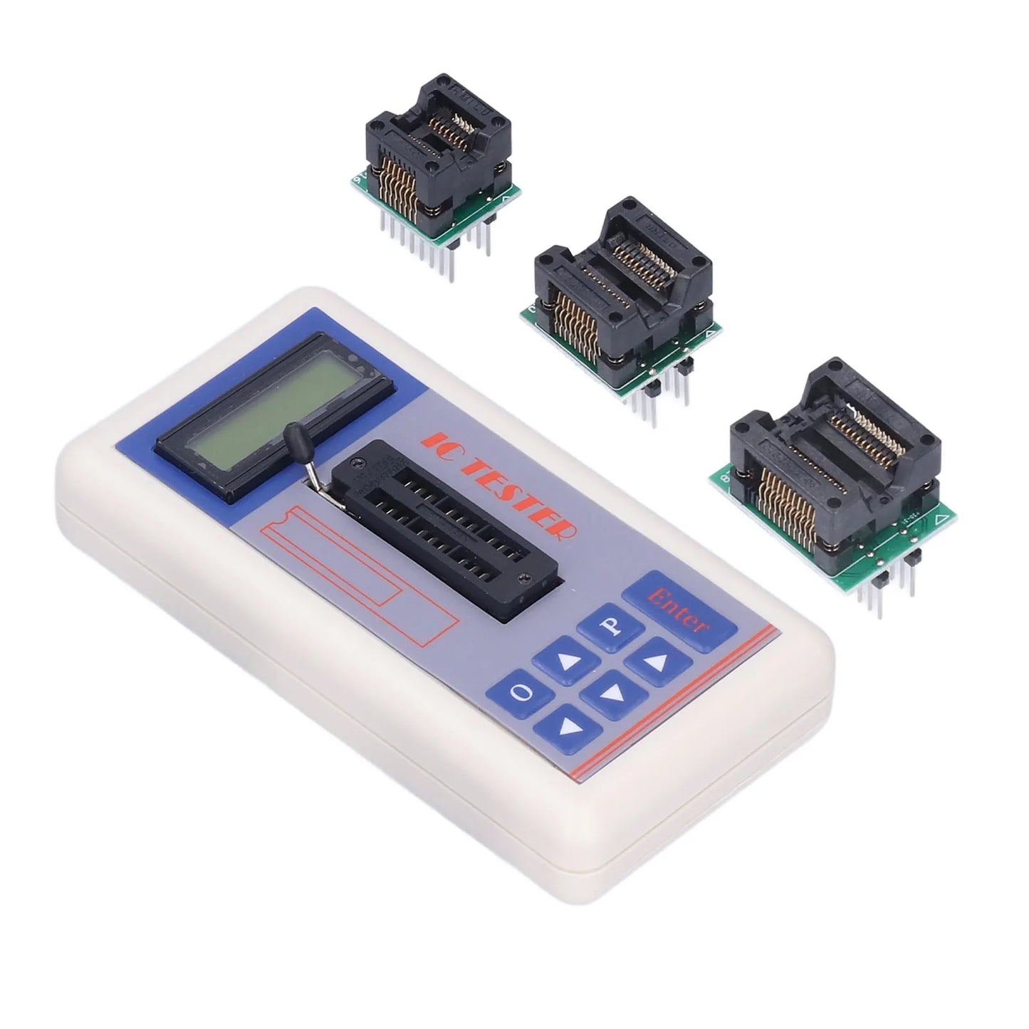 Transistor Tester TSH‑06F Integrated Circuit Tester IC Transistor Meter with 5V 3.3V AUTO Modes for Microelectronics Engineers