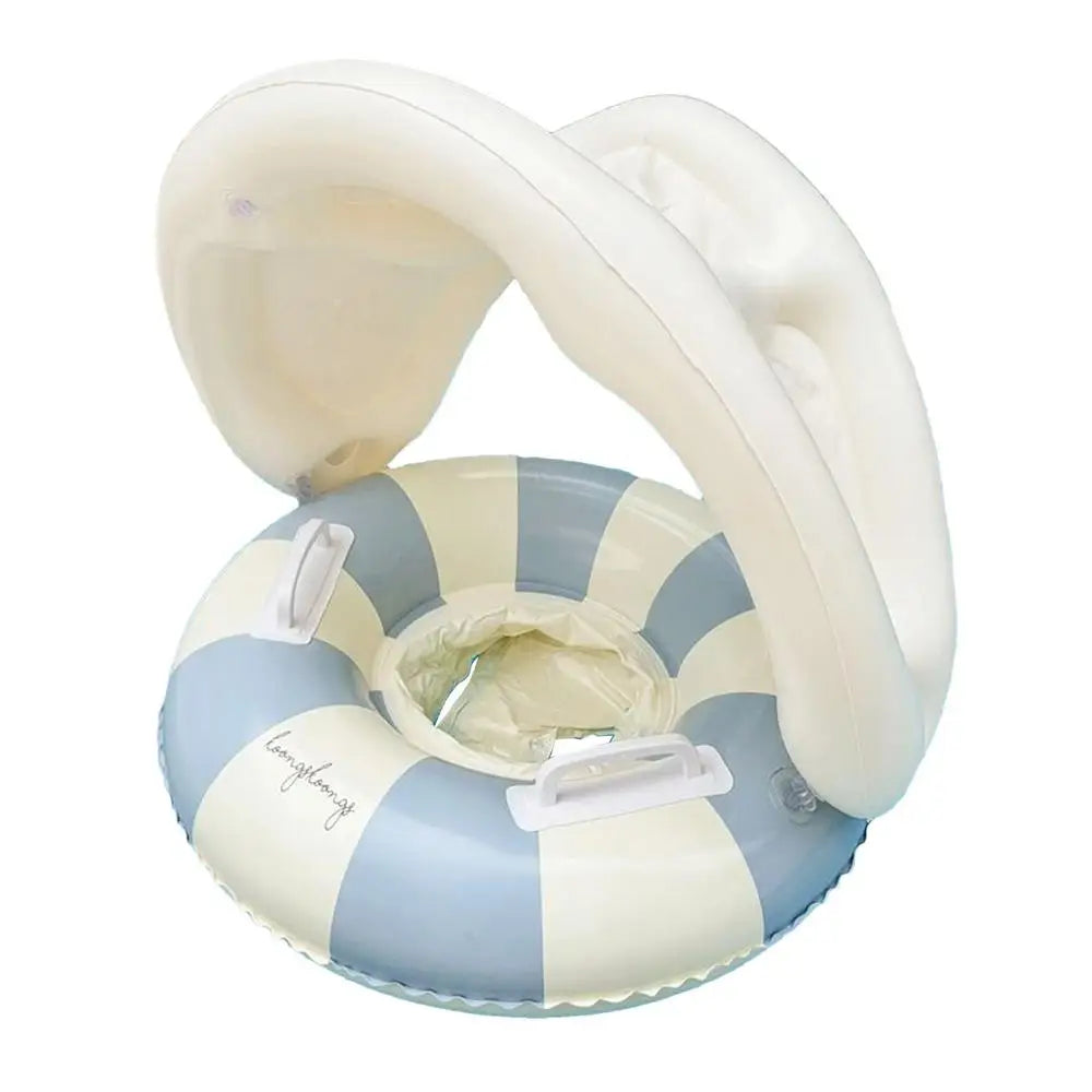 swimming Pool Float Baby Retro Children's Swimming Pool Float with Sunshade Seat Ring For Kid Child Swimming Circle Beach Water