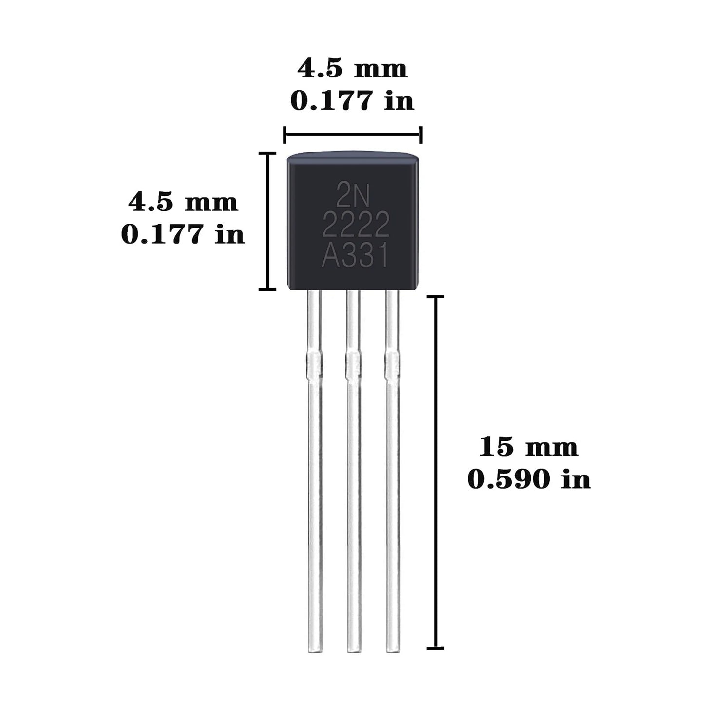240pcs 24 Values BJT Transistor Kit Pnp Npn 20 Values a1015 2n2222 Bc327 Bc337 c1815 s8050 s8850 c945s9014 s9015 s9018 2n5551