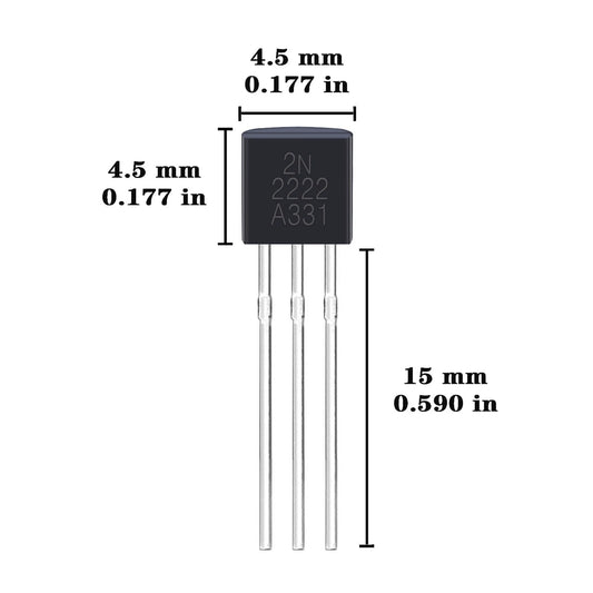 240pcs 24 Values BJT Transistor Kit Pnp Npn 20 Values a1015 2n2222 Bc327 Bc337 c1815 s8050 s8850 c945s9014 s9015 s9018 2n5551
