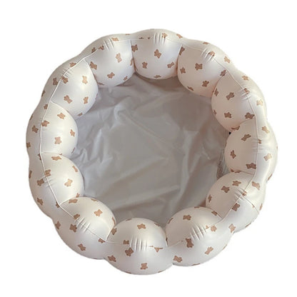 Inflatable Kiddie Pool Blow Up Paddling Pool Portable Children Water Swimming Pool For Infants Kids Toddlers Round Pools