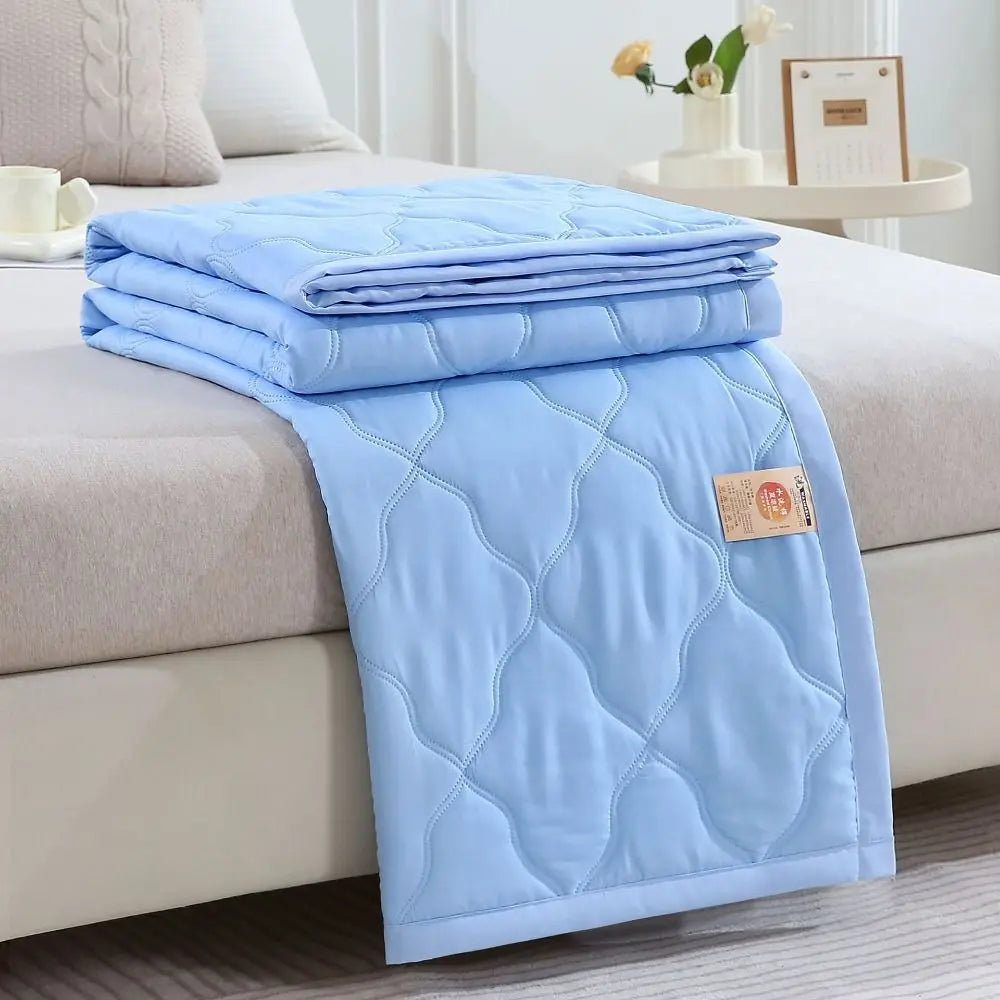 Summer Cooler Quilt Conditioning Quilt Double Sided Cold Effect Blanket Cooler Fiber Heat-dissipating Quilt Skin-Friendly Washed