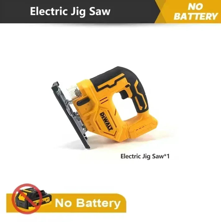 DewaltBrushless Curve Saw 20V Cordless Electric Jig Saw Portable Multifunction Adjustable Woodworking Power Tool（only machine）