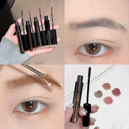Natural Dyeing Eyebrow Cream Waterproof Berry Pink Brown Tint Eyebrow Mascara Eyes Makeup Long-lasting Brow Enhacer Gel Cosmetic