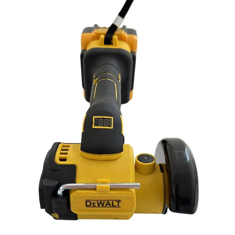 DeWALT Cordless 4 Inch Brushless Digital Display Angle Grinder Polishing Grinding Machine Electric Cutting Tools 20V 18V Battery