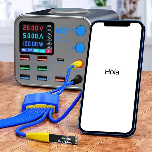 8-port Multifunction Charger for Mobile Phonewith Short Circuit Repair Function Smart Wireless Fast Charging Tool