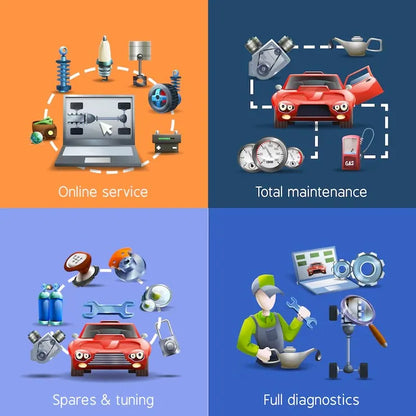 Advanced Car Repair & Maintenance Software with Mobile App Integration & Smart Admin Panel