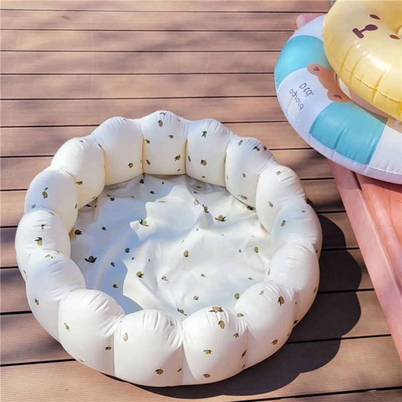 Inflatable Kiddie Pool Blow Up Paddling Pool Portable Children Water Swimming Pool For Infants Kids Toddlers Round Pools
