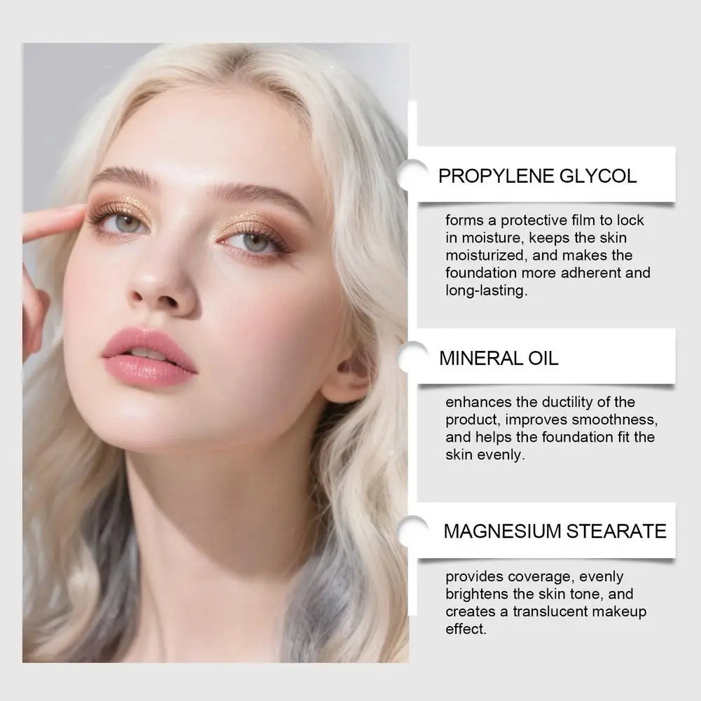 LUVIE GLOW Mushroom Head Air Cushion BB Cream Foundation Cream Face Concealer Moisturizing Waterproof Magic Foundation Makeup