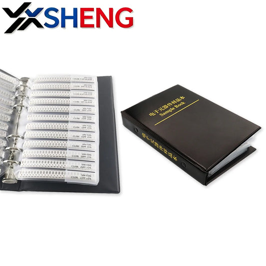Capacitors KIT 0201 0402 0603 0805 1206 SMD Capacitor Sample Book Assortment Pack DIY