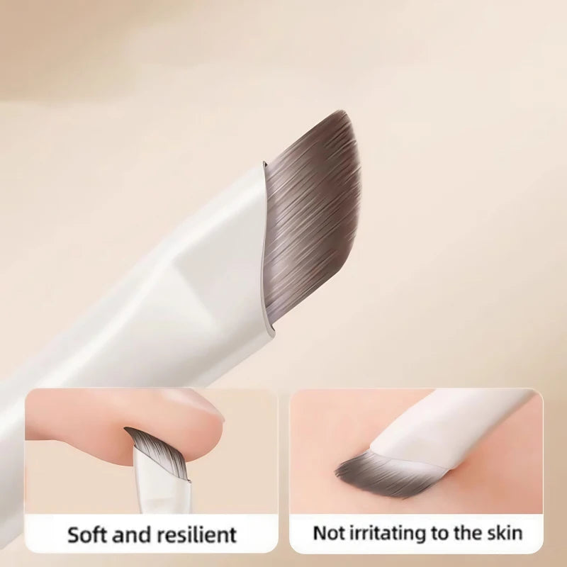 5/8/10pcs Natural Eye Makeup Brushes Set Detail Eyeshadow Brush Makeup Brush Kit White Ultra Soft Eyeshadow Eyeliner Makeup Tool