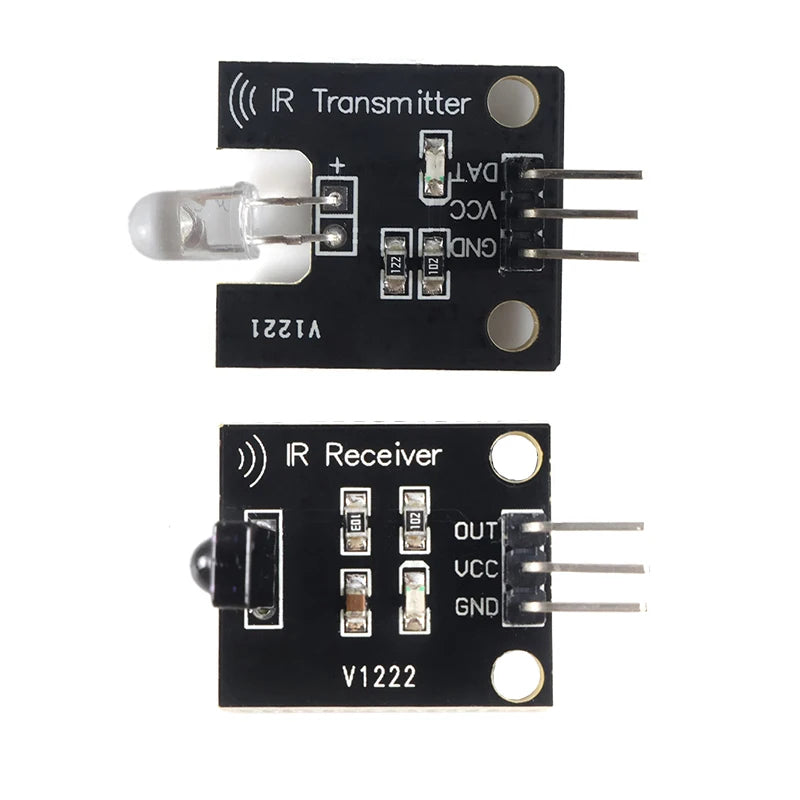 IR Infrared Transmitter & Receiver Sensor Module Kit for Arduino | 38KHz 10M Range | 5V Digital Pair Set