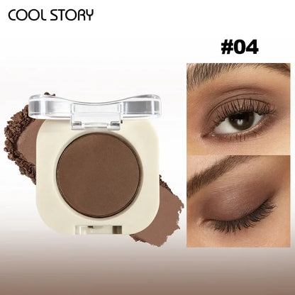 Eyeshadow Palette - Matte & Shimmer Nude Colors, Multi-Use Makeup Palette for Eyes & Face, Smooth Formula, Long Lasting Pigment