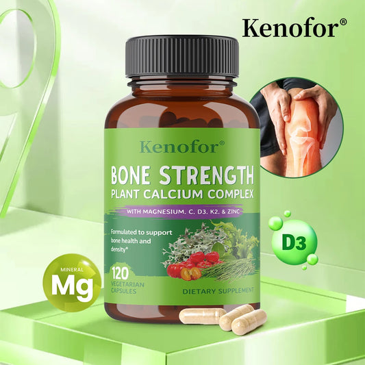 Calcium and Magnesium Supplements - for Bone Health, Nerve and Muscle Regulation, Improved Sleep, and Blood Pressure Regulation