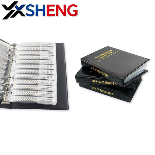 Capacitors KIT 0201 0402 0603 0805 1206 SMD Capacitor Sample Book Assortment Pack DIY