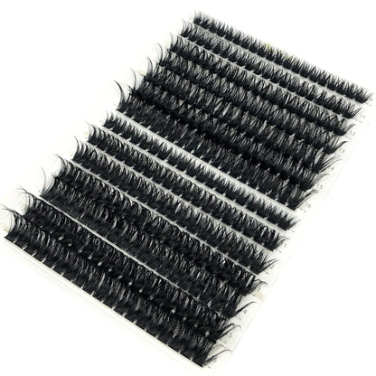 AMSDCN 100/280 clusters 30D 40D 60D 80D curly eyelashes naturally soft DIY makeup false eyelashes