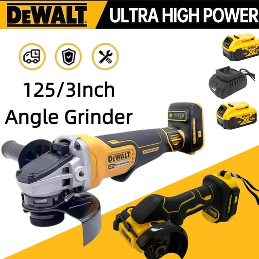 DEWALT 20V Cordless  Angle Grinder Cutting Machine Grinding Polishing Machine Electric Diamond Cutting Grinder Power Tools