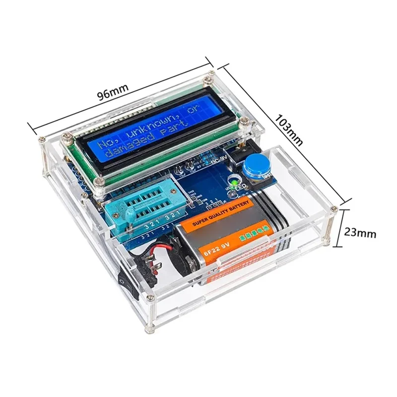 Transistor Tester DIY Kit Can Replace A Multimeter For Electronic Measurements Such As Resistance And Inductance-AT64