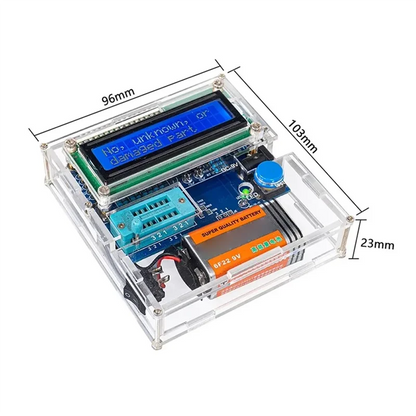 Transistor Tester DIY Kit Can Replace A Multimeter For Electronic Measurements Such As Resistance And Inductance-AT64
