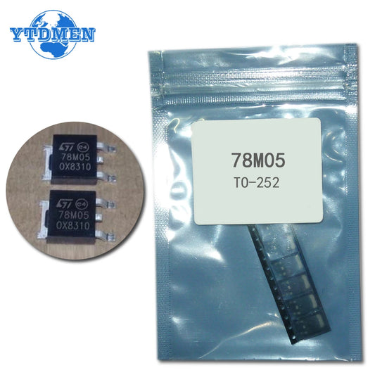 30PCS SMD Transistor Kit 78M05 78M06 78M08 78M09 78M12 78M15 TO-252 6 Kinds*5pcs Voltage Regulator Transistors Set