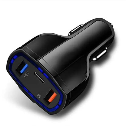 3.5A Car Charger 35W USB Type C Quick Charge3.0 Fast Charging Adapter for iPhone 15 14 Xiaomi Redmi Sansung Mobile Phone Charger