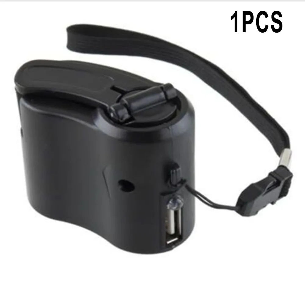 5.5V Hand Crank Phone Charger (USB Cable Not Included)Generator Manual Dynamo Mobile Charge Electric Equipment Parts Tools