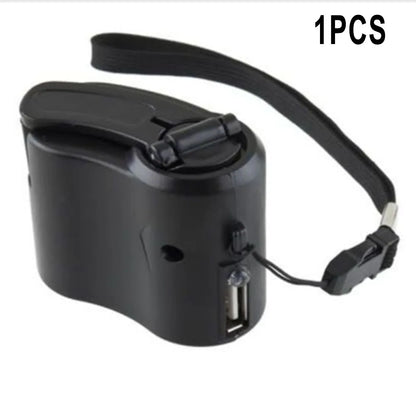 5.5V Hand Crank Phone Charger (USB Cable Not Included)Generator Manual Dynamo Mobile Charge Electric Equipment Parts Tools
