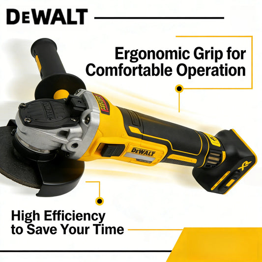 DEWALT DCG405 125mm flat head angle grinder bare machine tool cutting machine brushless 20V lithium battery tools(no battery)