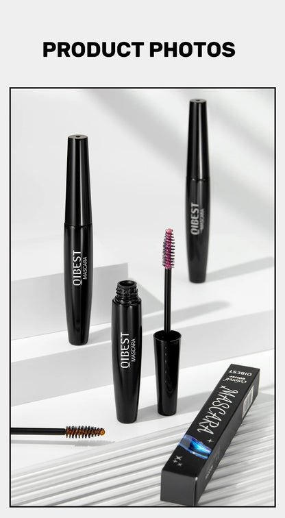 Glitter Diamond Mascara Waterproof Smudge-Proof Volumizing Lengthening Sparkling Snowflake Flake Clump-Free Lasting Party Makeup