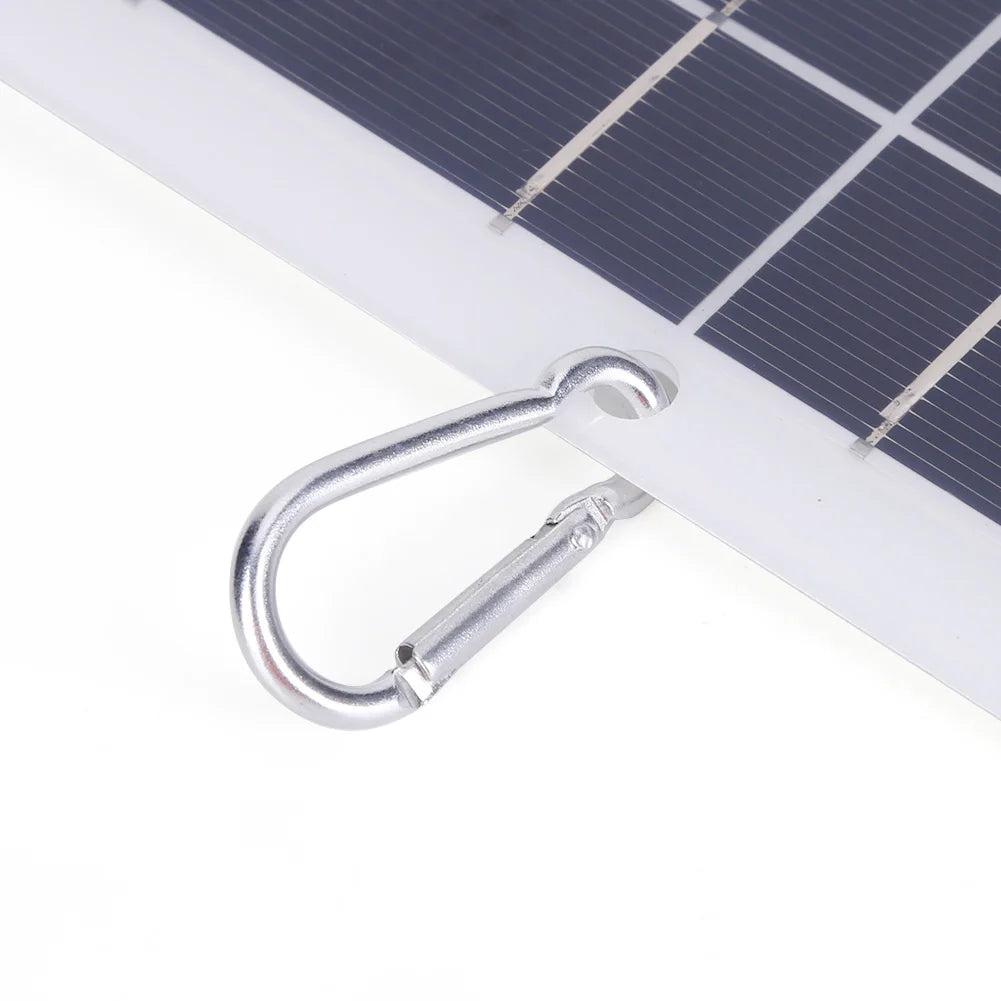 20W 5V Battery Charger Solar Panel Waterproof 1600MA Outdoor Solar Panels Type-C Output Scratchproof 3V-5V Mobile Phone Chargers