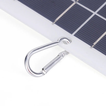 20W 5V Battery Charger Solar Panel Waterproof 1600MA Outdoor Solar Panels Type-C Output Scratchproof 3V-5V Mobile Phone Chargers