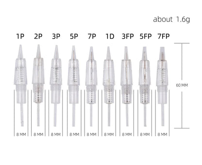 Wireless PMU Machine-Permanent Eyebrow Makeup Tattoo Machine Kit or Disposable Sterilized Tattoo Needle for Eyebrow Lip Eyeliner