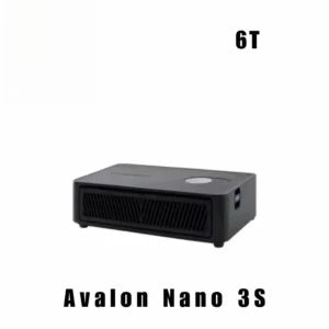 Canaan Avalon Nano 3S 6T SHA-256 BTC Miner ASIC Mining Machine with 1-Year Warranty