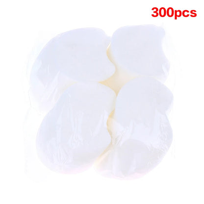 Bulk Pack Disposable Makeup Cotton Pads 60/300/600/1200Pcs Soft Pearl Notched Design Facial Cleansing Remover Pads Cosmetic Tool