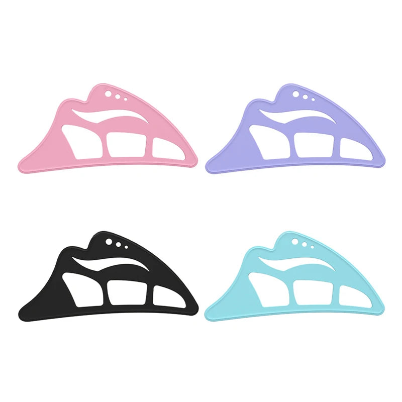 5 in 1 Eyeshadow Stencil Silicone Eyeshadow Tool Reusable Eye Makeup Aid Stencils Eyeliner Template for Beginners Makeup Tool