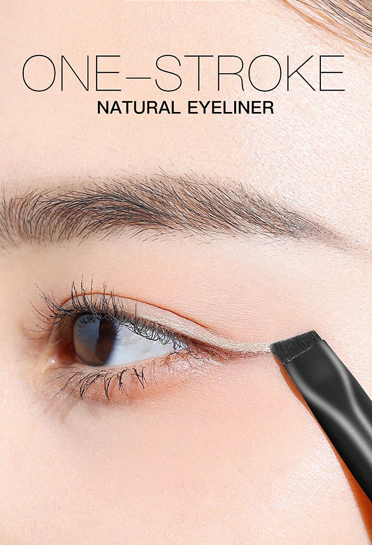 4pcs Blade Makeup Brushes Angled Thin Eyebrow Brush Flat Fine Eyeliner Brush Professional Liner Brow Make Up Tools
