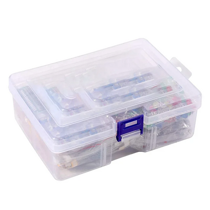 -A89Z 1818PCS DIY Electronics Components Kit Assortment Resistors LED Triode Capacitors Diodes PCB Potentiometer Resistanc