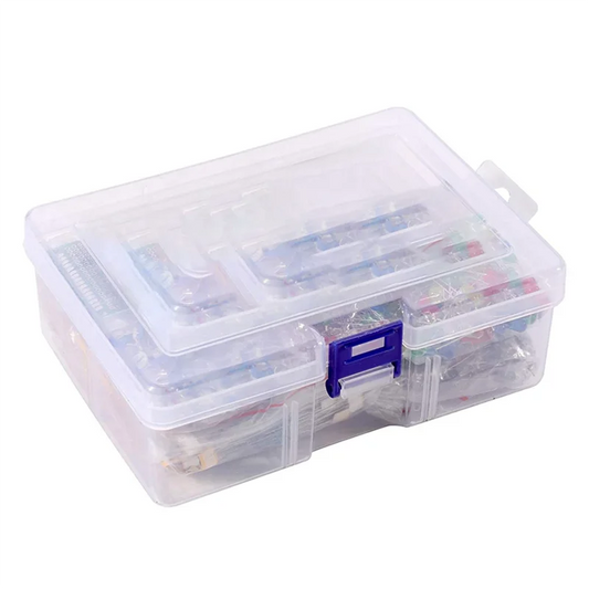 -A89Z 1818PCS DIY Electronics Components Kit Assortment Resistors LED Triode Capacitors Diodes PCB Potentiometer Resistanc